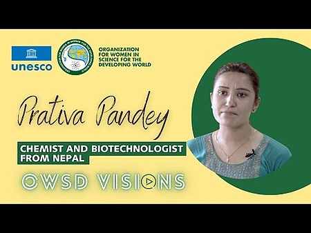 Prativa Pandey: chemist and biotechnologist from Nepal - OWSD Visions (2022)